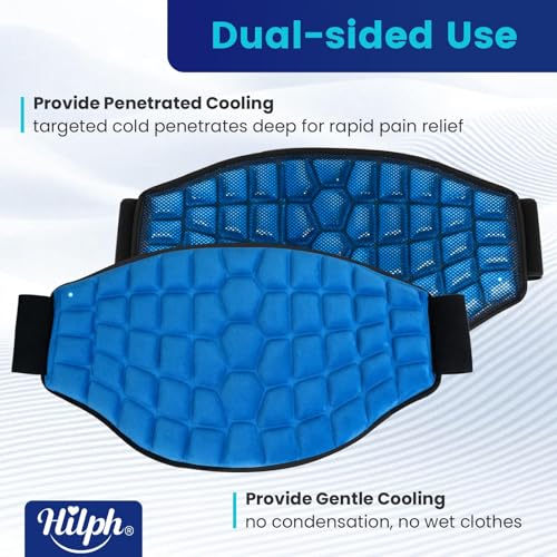 Hilph 2 Hours Long Lasting Large Ice Pack for Back Pain Relief Reusable