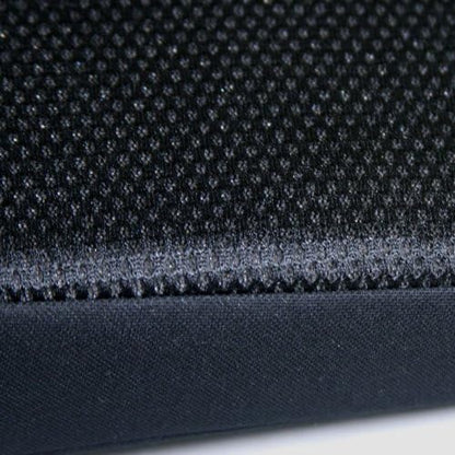 Yupbizauto New Breathable Comfortable Ergonomic Wedge Car Seat Office Chair Back Support Cushion (Black Mesh) - color: Black Mesh