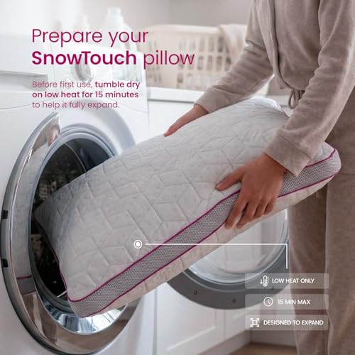 IWS I WANNA SLEEP Premium SnowTouch® Adjustable Size Pillow (Queen, Pack of 2) - color: Queen, size: Pack of 2