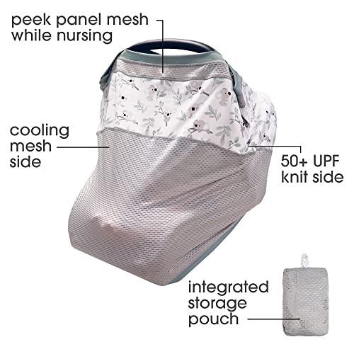 Boppy 4 and More Multi-Use Cover, UPF 50+ Nursing, Car Seat & Stroller - color: Gray
