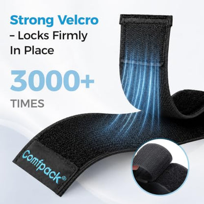 Comfpack Ice Pack Strap,Stretchable 26"x1.97" Adjustable Band - 2 Pack