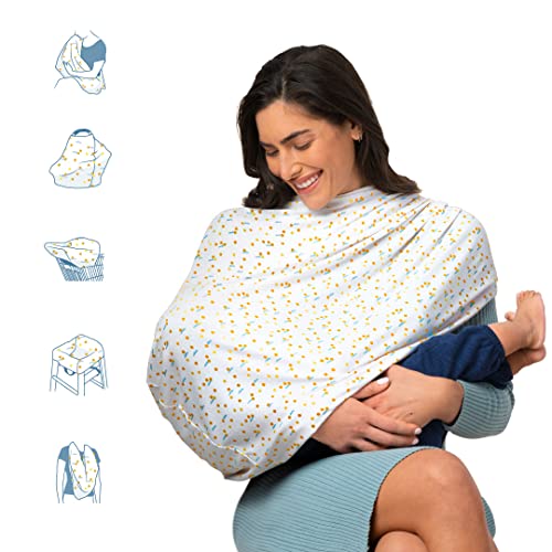Munchkin® Milkmakers® 5-in-1 Nursing Cover, Quiet Skies - style: Quiet Skies