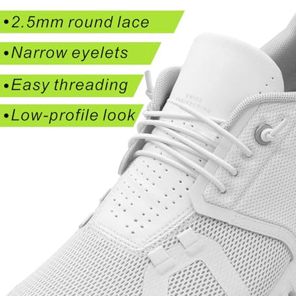 Elastic Shoe Laces for On Cloud 5, 6 Replacement Strings - color: Black, size: 24in (60cm)