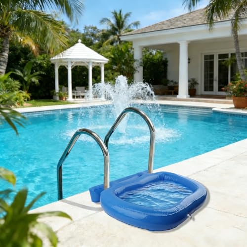 Inflatable Pool Foot Bath Basin, Portable PVC Foot Washing Tub for Pool