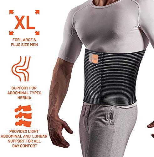 Everyday Medical Plus Size Umbilical Hernia Belt for Women | Hernia Binder for Men | Navel, Ventral & Incisional | Abdominal Support | XXL/2XL - size: 2X-Large (Pack of 1)