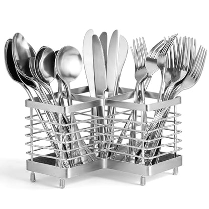 Utensil Holder, Stainless Steel Utensil Drying Rack for Kitchen Counter - color: Triangle