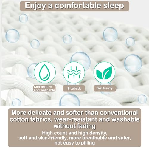 Pregnancy Pillow for Sleeping, Maternity Pillow Support for HIPS, Backs, Legs, Maternity Pillow with Detachable and Adjustable Pillow Cover