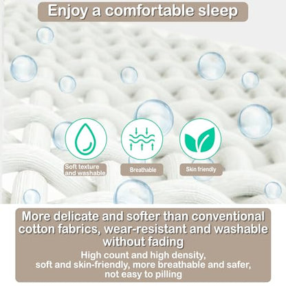 Pregnancy Pillow for Sleeping, Maternity Pillow Support for HIPS, Backs, Legs, Maternity Pillow with Detachable and Adjustable Pillow Cover