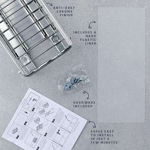 Pull Out Spice Rack for Cabinet, Spice Organizer 4-1/2"W x10-1/2"D x2-3/4”H - size: 4.5 Inch - Single