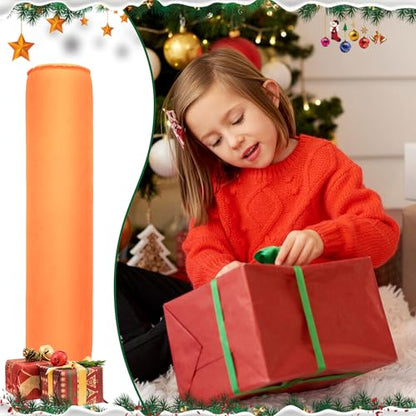 EULANT Inflatable Travel Body Pillow,Inflatable Long Body Pillow for Bed - color: Orange