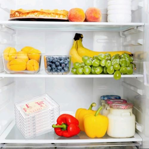 GRETJOB 4 Pcs Clear Freeze Flat Breastmilk Storage Organizer, Space Saving - color: 4 Pcs
