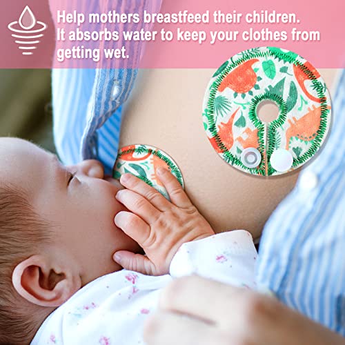 Breling 24 Pack G Tube Pads Cotton Button Covers for Care