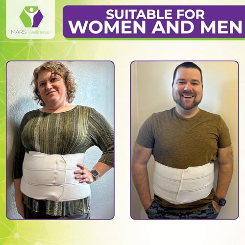 Plus Size Bariatric Abdominal Binder Post Surgery - Belly Binder - 9" - size: X-Large (1 Count), style: 3 Panel (9")