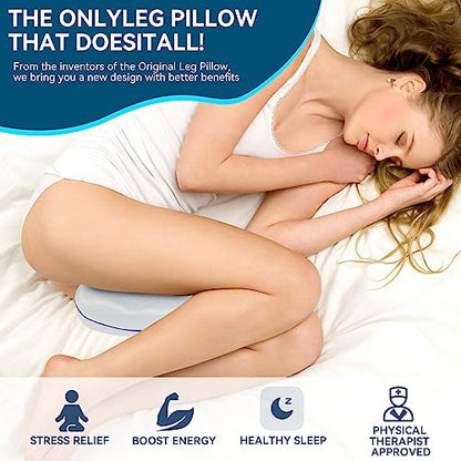 Knee Pillow for Side Sleepers Hip Pain, Leg Pillow for Side Sleeping - size: Bandage pillow (2 pack)