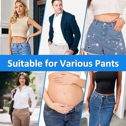 28 Pcs Button Extenders for Jeans, Waist Extender for Jeans, Pants