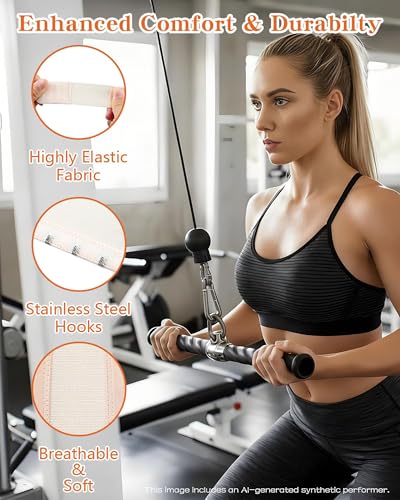 16 PCS Bra Extenders 2 Hook / 3 Hook / 4 Hook / 5 Hook, Bra Hooks Replacement, Soft Comfortable Stretchy Bra Extension Strap for Women Lady Plus Size(Black, White, Nude, Beige)