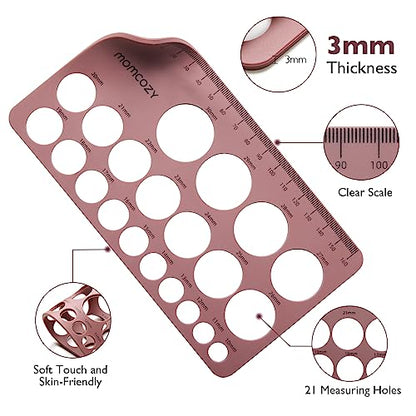 Momcozy Nipple Ruler, Silicone Flange Sizing Tool for Breast Pump Fitting - size: M5-Nipple Ruler