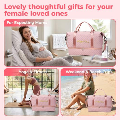 Large Maternity Hospital Bag, Pink - color: Pink