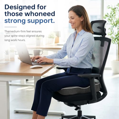 Ergonomic seat cushion,Tailbone Sciatica Relief for Office Chairs & Car