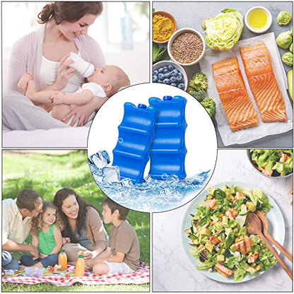 Teamoy Breastmilk Ice Pack (Pack of 2), Large - size: Large 6 Bottle(Pack of 2)