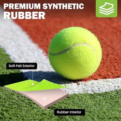 FURWEY Tennis Ball,6/12/24/36/40/80 Pack Training Balls,Dog Balls - size: 24P