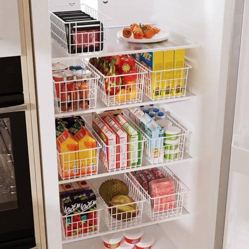 Orgneas Freezer Organizer Bins for Upright Freezer Wire Drawer Baskets