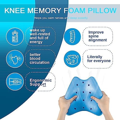 Knee Pillow for Side Sleepers Hip Pain, Leg Pillow for Side Sleeping - size: Bandage pillow (2 pack)