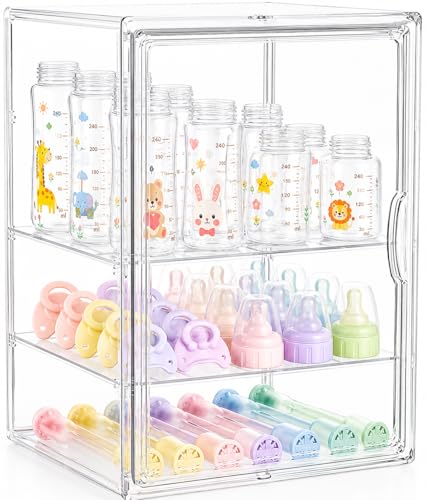 Baby Bottle Storage Organizer for Countertop Cabinet - size: X-Large: 15.35" x 9.84" x 11.42"