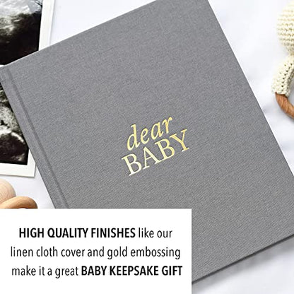 Duncan & Stone Christian Pregnancy Journal, Milestone Keepsake, Grey - color: Grey