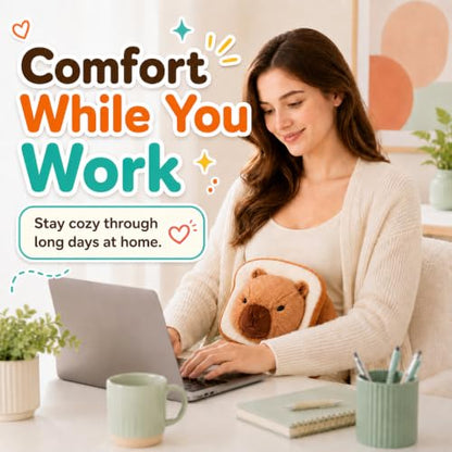 Weighted Capybara Squishy Gift 20" 5lbs, Heated & Coolable
