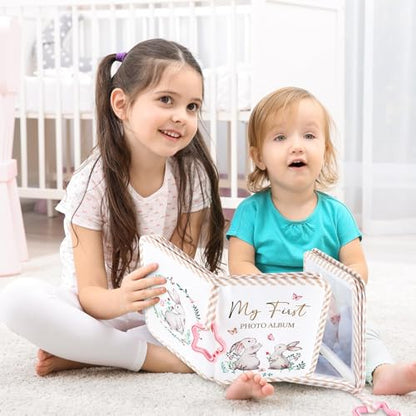 ZOIIWA Baby's My First Family Album Soft Photo Cloth Book (Rabbit) - style: Rabbit