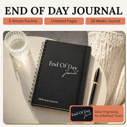 Tayri End of Day Journal – 5 Minute Gratitude & Reflection Notebook