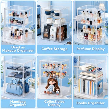 Baby Bottle Storage Organizer for Countertop Cabinet - size: Large: 14.2" x 10.7" x 10.7"