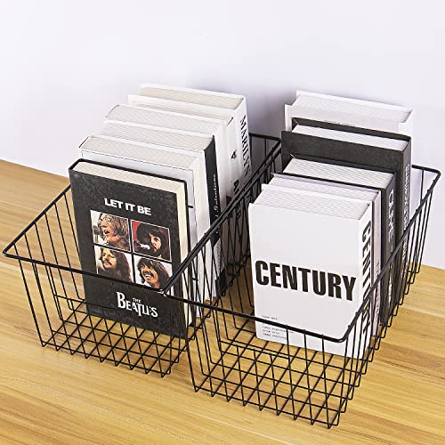 16inch Upright Freezer Organizer Baskets for 13-14,16-21 cu.ft Standup Freezer, Settle freezer chaos and reduce food waste effectively, Durable, Fully Use Space, Improve Air Circulate, Black, Pack 3 - color: 16*12*6, black