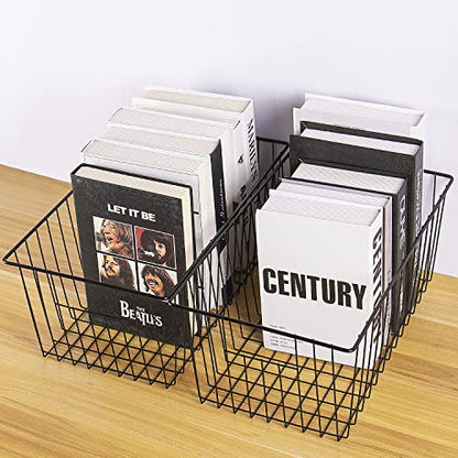 16inch Upright Freezer Organizer Baskets for 13-14,16-21 cu.ft Standup Freezer, Settle freezer chaos and reduce food waste effectively, Durable, Fully Use Space, Improve Air Circulate, Black, 3pcs - color: 16*10*7, black