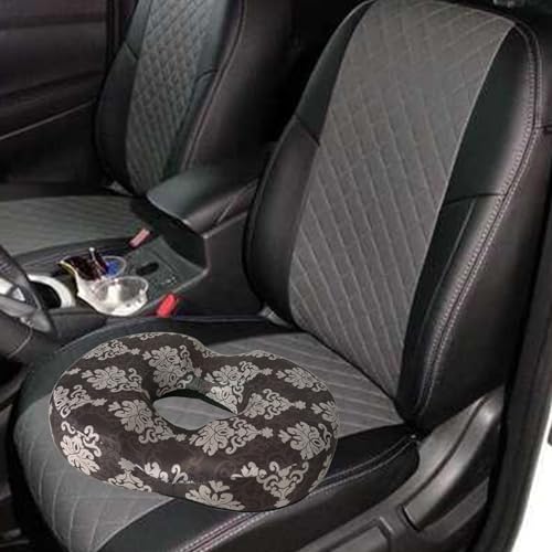 Donut Pillow for Hemorrhoids Seat Cushion for Tailbone Pain Relief - color: Flowers