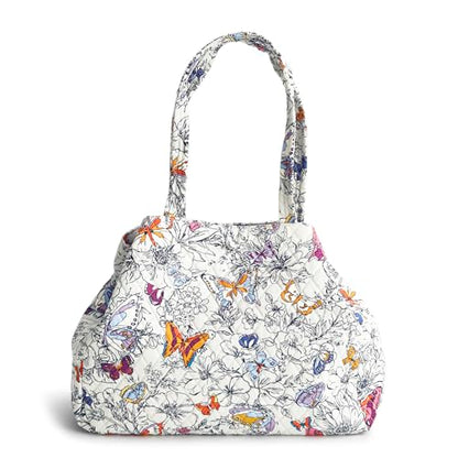 Vera Bradley Women's Premium Cotton Hathaway Tote Bag - color: Wing + Bloom