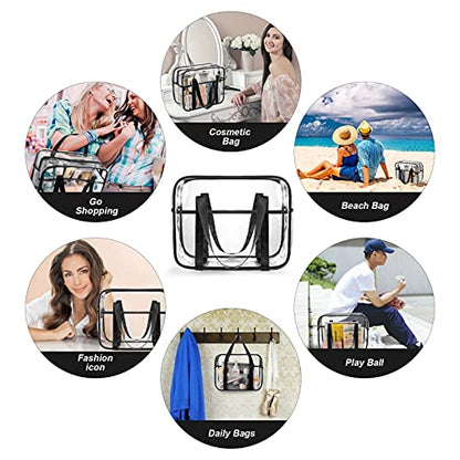 Large Clear Makeup Bag, Cosmetics Organizer Bag, pvc Travel Toiletry Bag