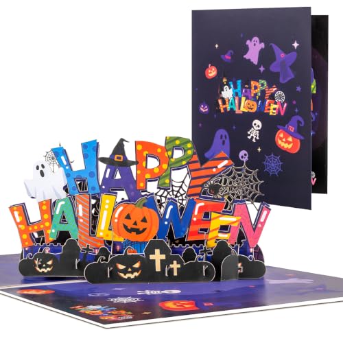 Pop Up Halloween Cards, Happy Halloween Cards - style: Happy Colorful Halloween
