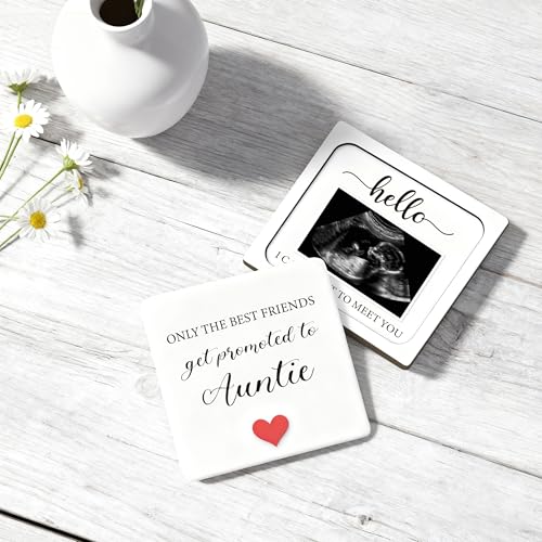 Pregnancy Announcement Gift For Aunt, Ultrasound Frame Commemorative Box - color: white26