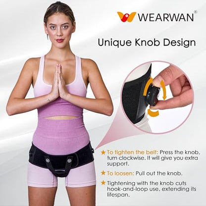 Pelvic Support Belt for Pregnancy & Postpartum - Prolapse Support for Women - Vulvar Varicosities Support(XXL) - size: XX-Large