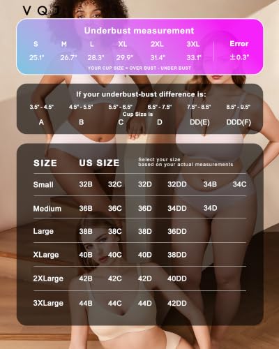 VQJ Women's Wireless Push Up Bra, Jelly Seamless Full Coverage T-Shirt Bra - color: Classic Black, size: Small