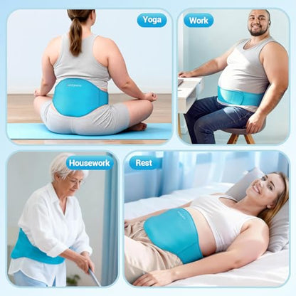 Comfytemp Extra Large Back Ice Pack for Lower Back Pain, Sciatica Relief - color: Blue-large Back Ice Pack-2 Gel Packs