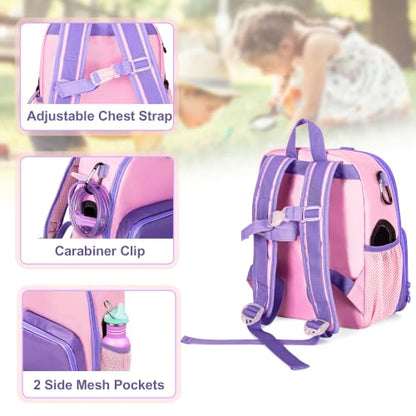 CURMIO Feeding Pump Backpack for 500ml Feeding Bag, G/J/GJ Tube, Pink - color: Pink