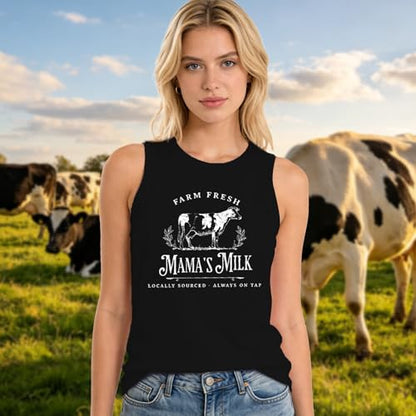 Womens Nursing Tank Tops for Breastfeeding Friendly Zip Sleeveless Breastfeeding Shirts Maternity Nursing Tank - color: Black, size: Medium
