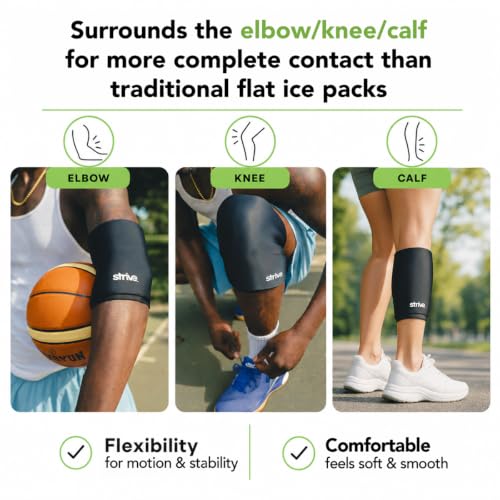 Strive Arm or Eblow Wrap, Hot & Cold Therapy, Gel Compression, Multi-Use - size: Medium Elbow/Arm