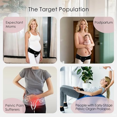 Pelvic Support Belt for Pregnancy & Postpartum - Prolapse Support for Women - Vulvar Varicosities Support(M/L) - size: Medium/Large