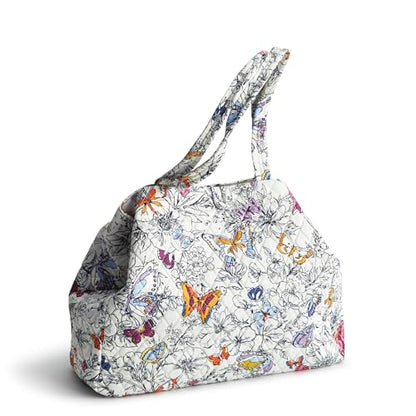 Vera Bradley Women's Premium Cotton Hathaway Tote Bag - color: Wing + Bloom