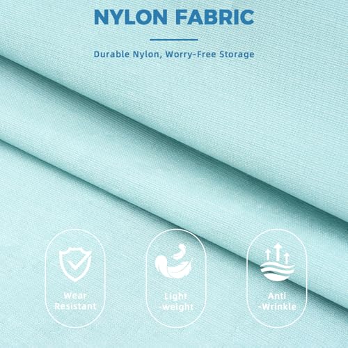 BAGAIL Lightweight Compression Packing Cubes for Travel, 6 Set, Dusty Blue - color: Dusty Blue