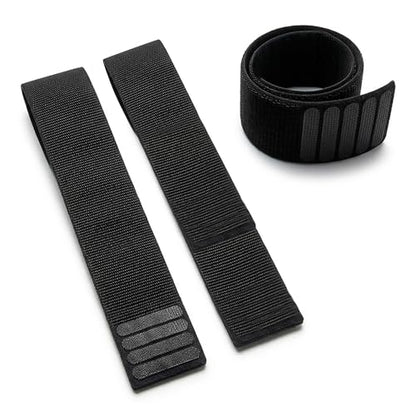 Women Adjustable Pregnancy Pants Maternity Belly Band for Pregnant - color: Black-2pc
